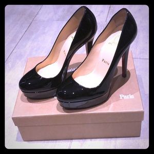 Christian Louboutin ‘Bianca’ Pantent Pumps 37.5